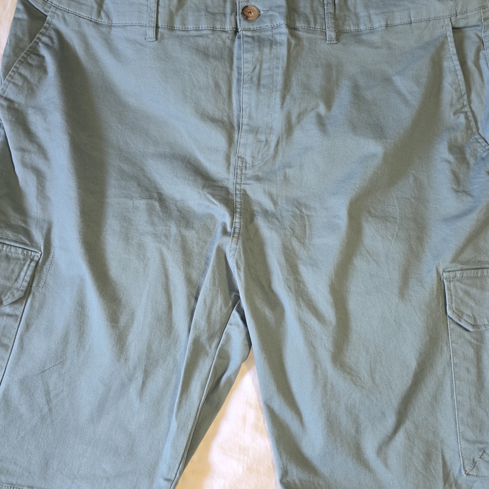 Hudson & Barrow Teal Cargo Shorts